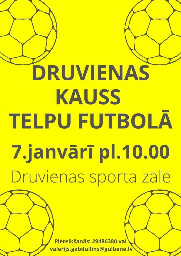 Attēls: Druvienas kauss telpu futbolā