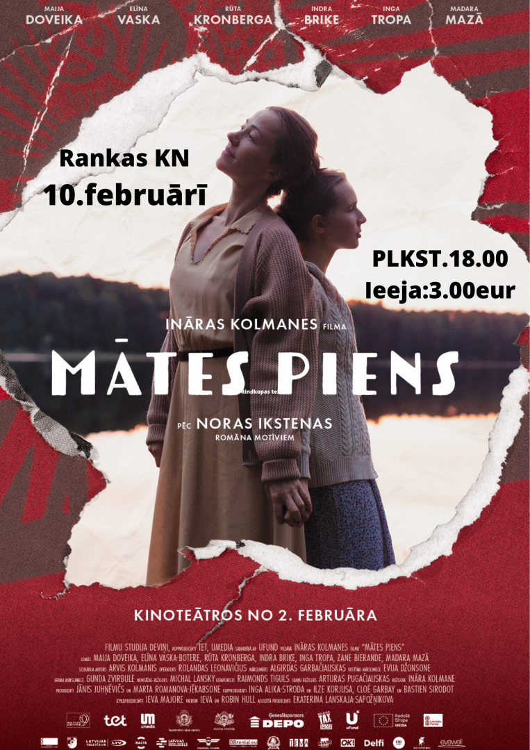 Afša: Rankas kultūras namā filma "Mātes piens"