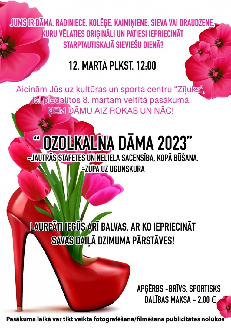 Ozolkalna dāma 2023 12. martā