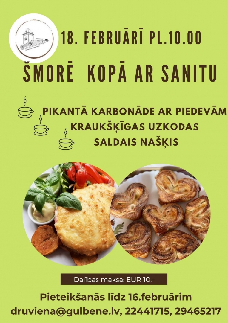 Attēls: šmorē kopā ar Sanitu