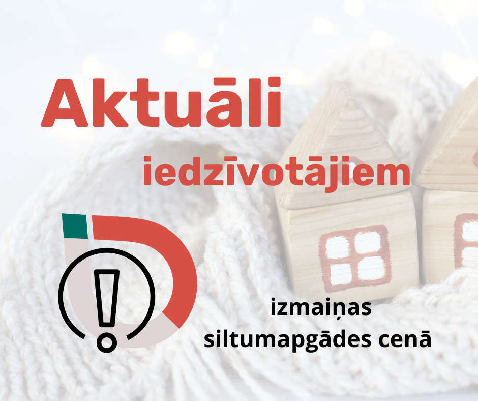 Attēls: aktuāli par siltumapgādes cenu izmaiņām ar 01.10.2023