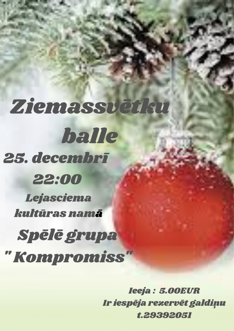 Attēls Ziemassvētku balle Lejasciemā