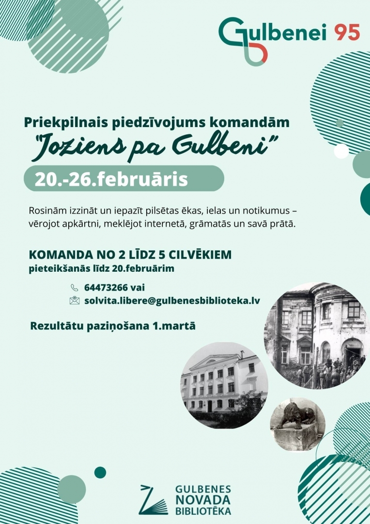 Joziens par Gulbene piedzīvojums komandām Gulbenei 95