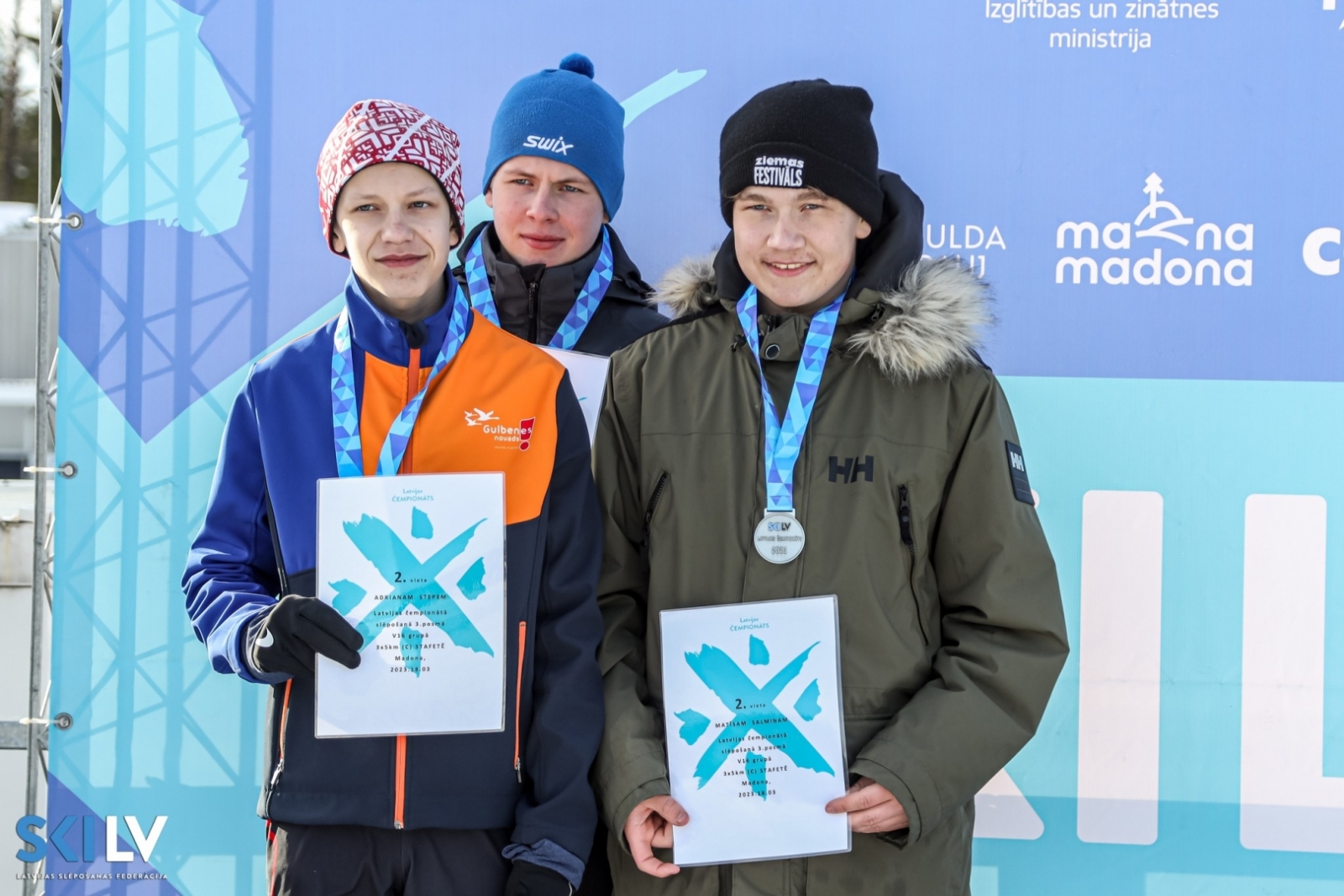 Attēls: Sk Lejasciems Latvijas čempionātā slēpošanā