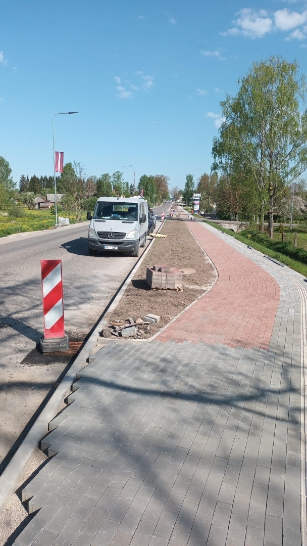 Attēls: Brīvības ielas pārbūves darbi