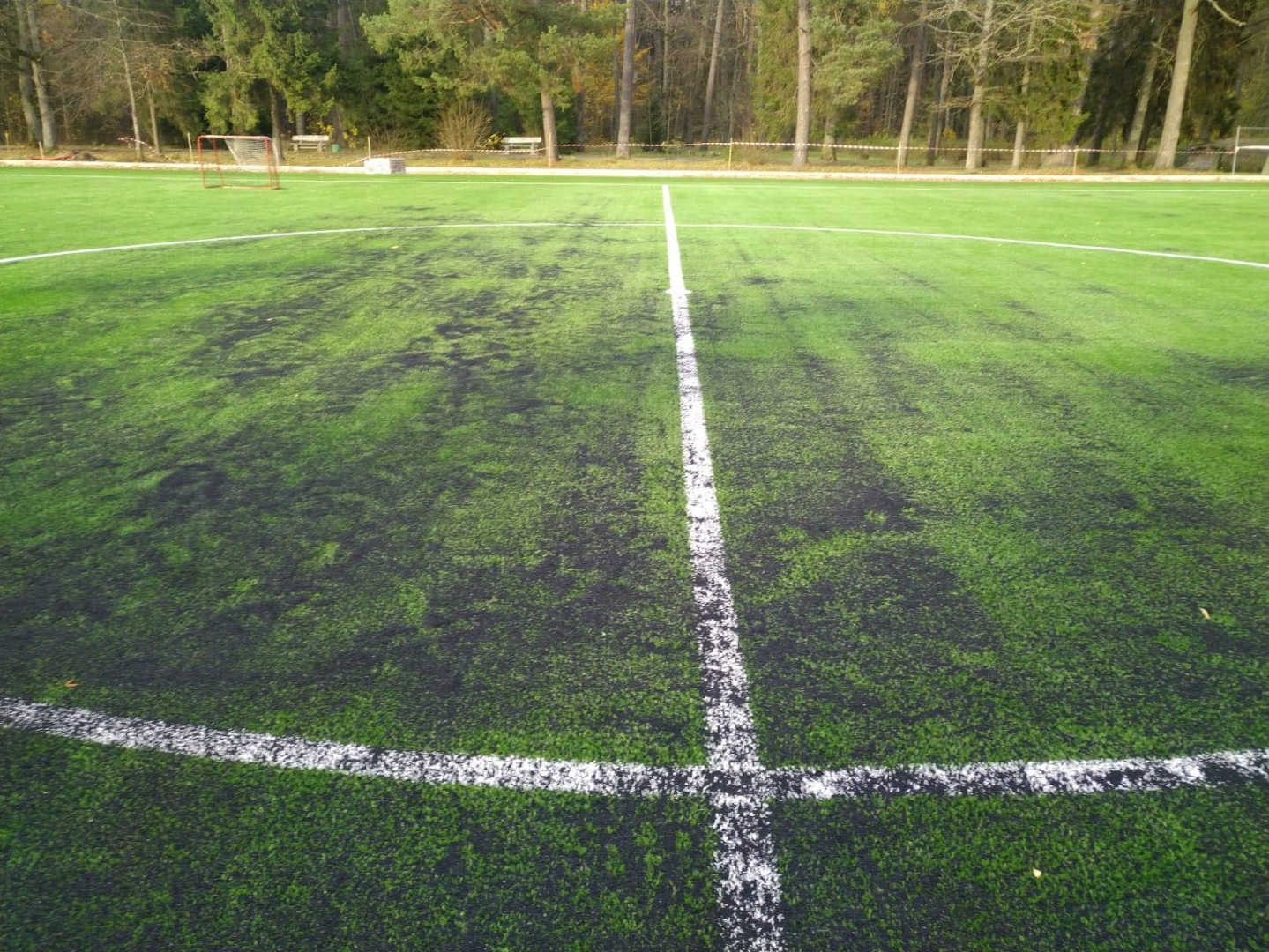 Attēls: Skolas ielas stadiona pārbūves darbi