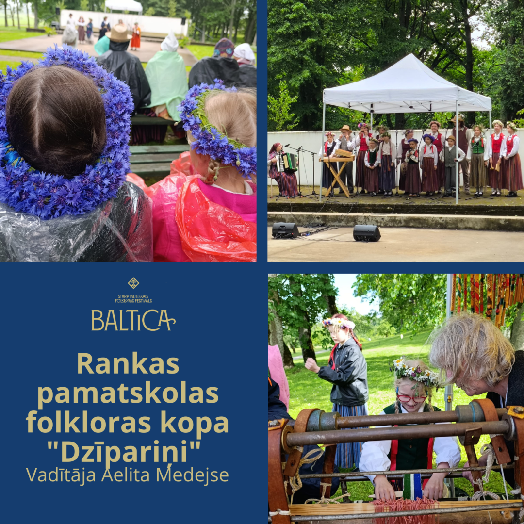 Attēls: novada kolektīvi piedalījās starptautiskajā folkloras festivālā "Baltica 2025”