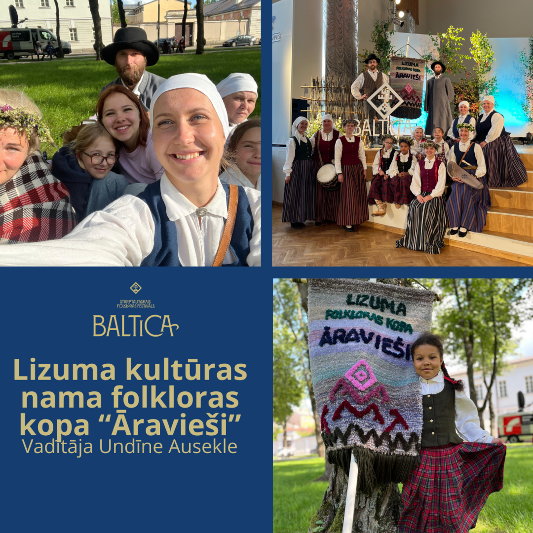 Attēls: novada kolektīvi piedalījās starptautiskajā folkloras festivālā "Baltica 2025”