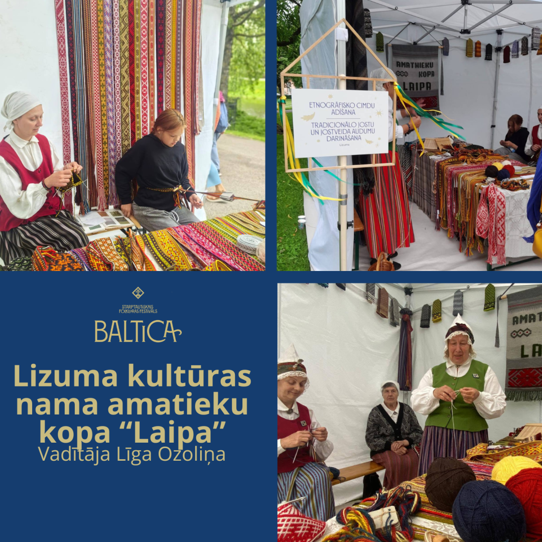 Attēls: novada kolektīvi piedalījās starptautiskajā folkloras festivālā "Baltica 2025”