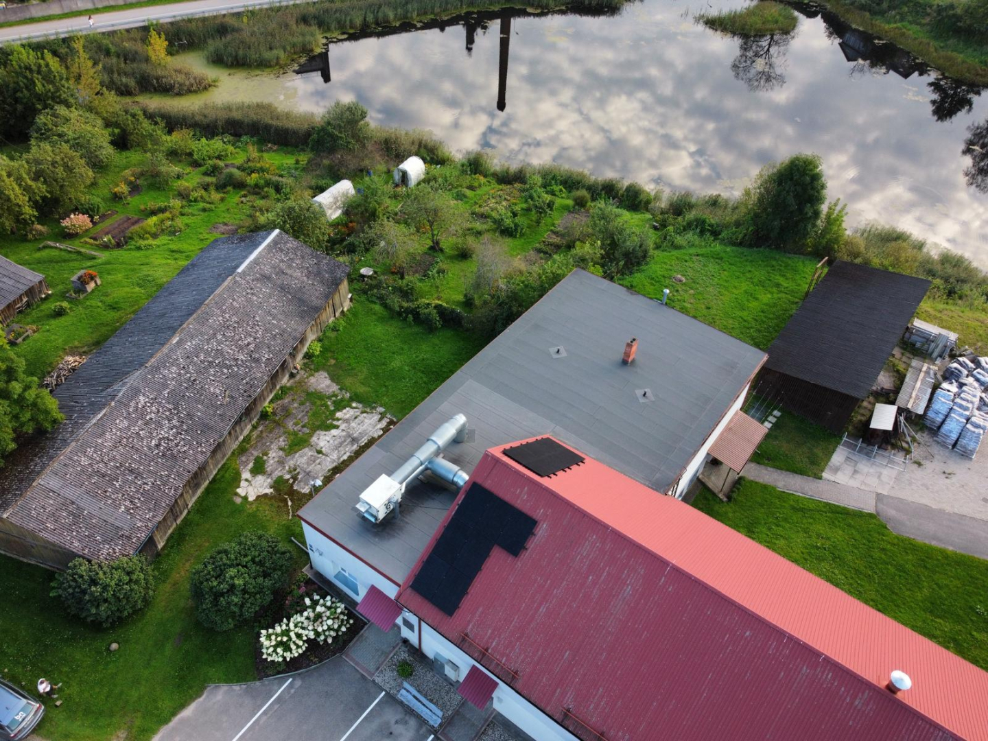 Attēls: Saules elektrostaciju uzstādīšana Gulbenes pilsētā