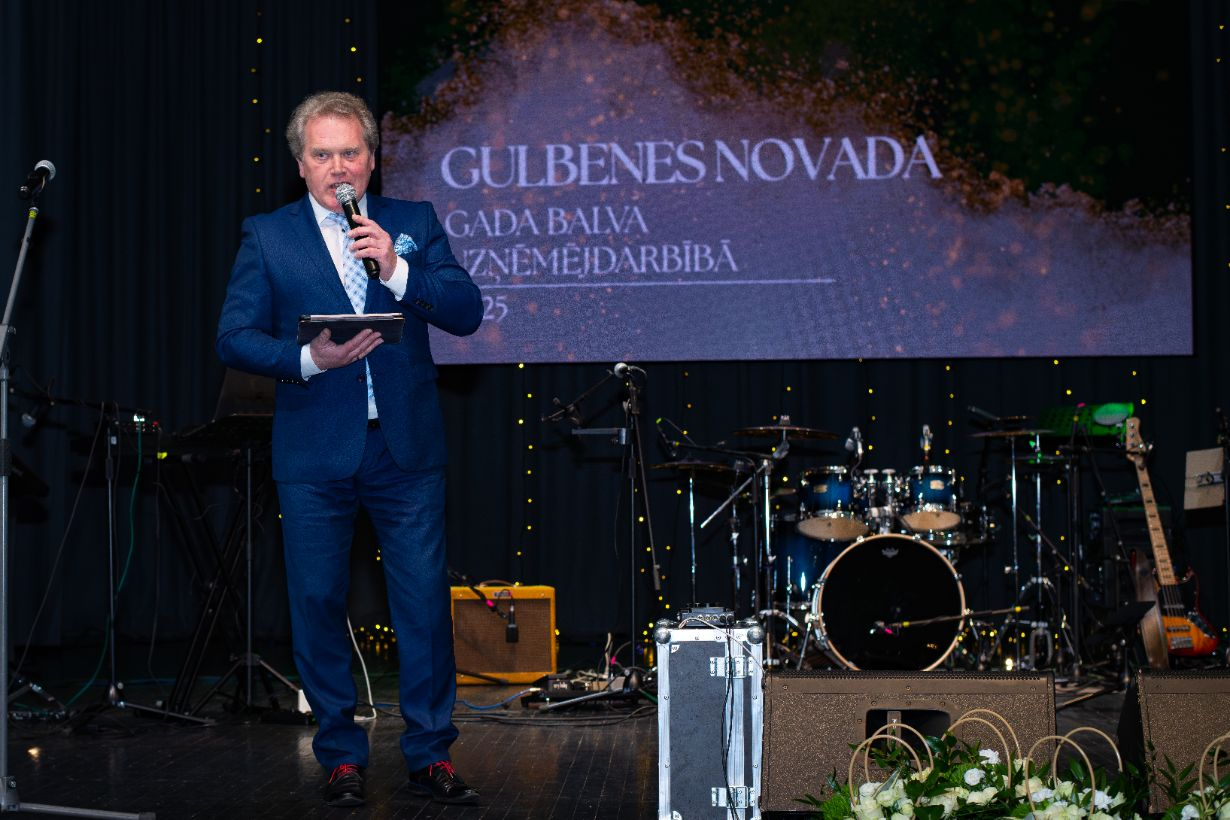 Attēls: gada balva uzņēmējdarbībā 2025