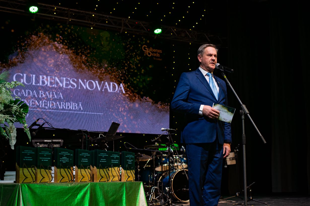 Attēls: gada balva uzņēmējdarbībā 2025