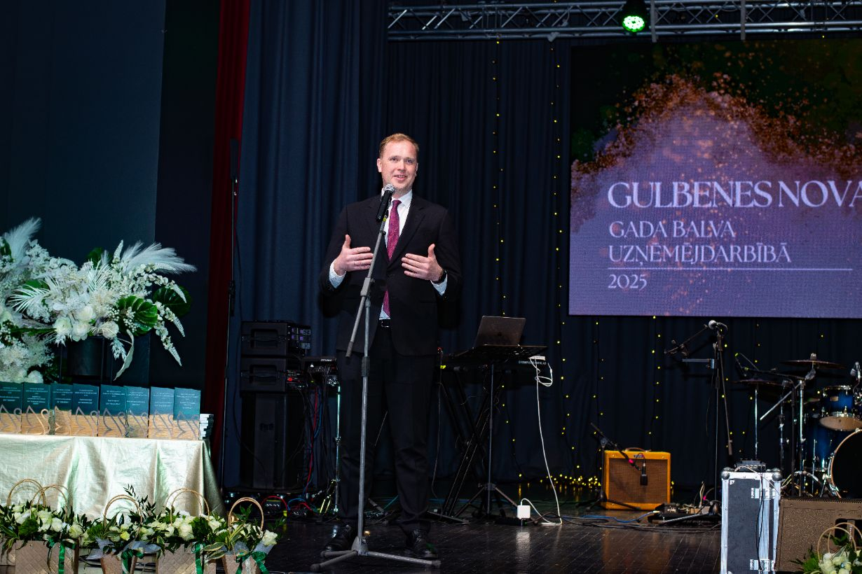 Attēls: gada balva uzņēmējdarbībā 2025