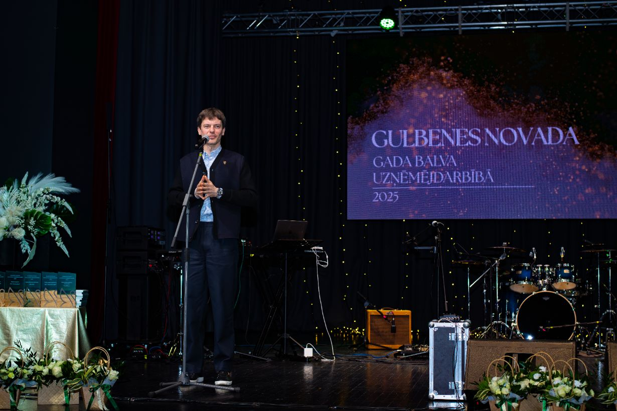 Attēls: gada balva uzņēmējdarbībā 2025