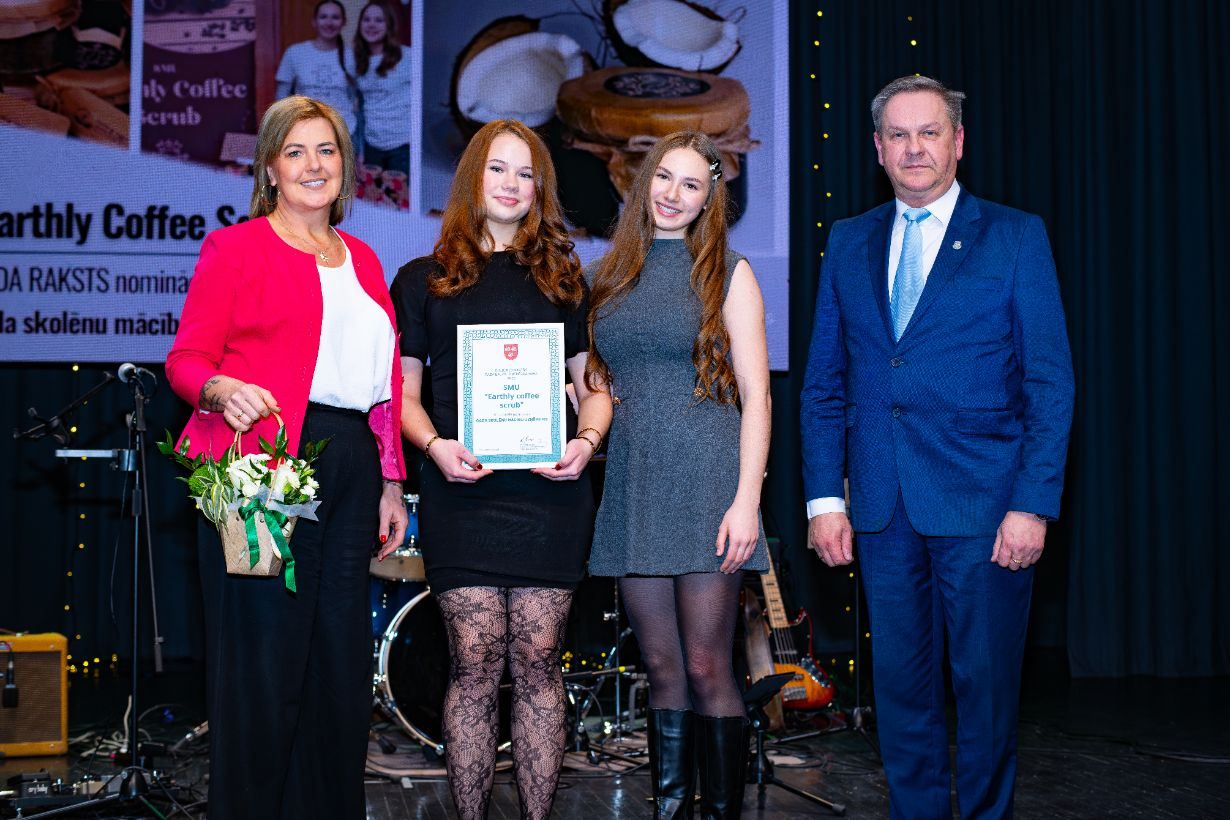 Attēls: gada balva uzņēmējdarbībā 2025