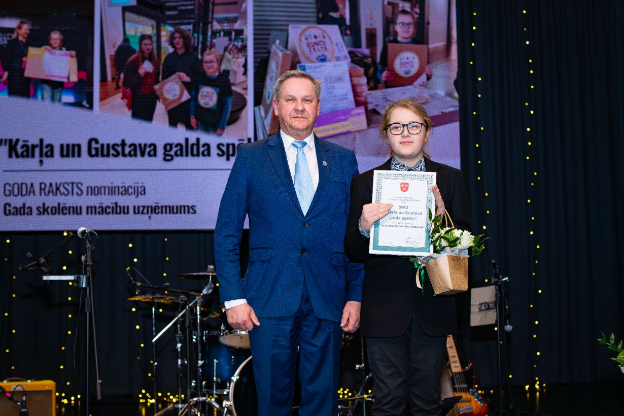 Attēls: gada balva uzņēmējdarbībā 2025