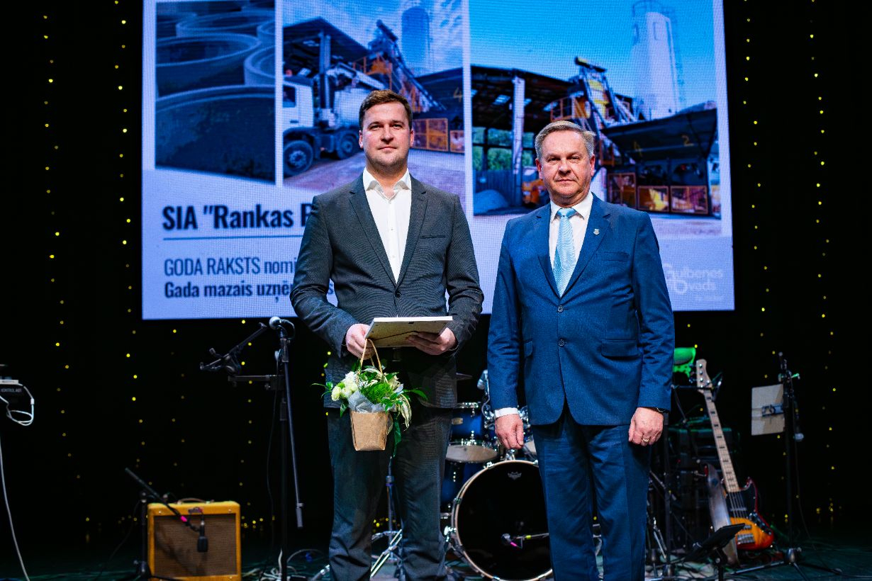 Attēls: gada balva uzņēmējdarbībā 2025