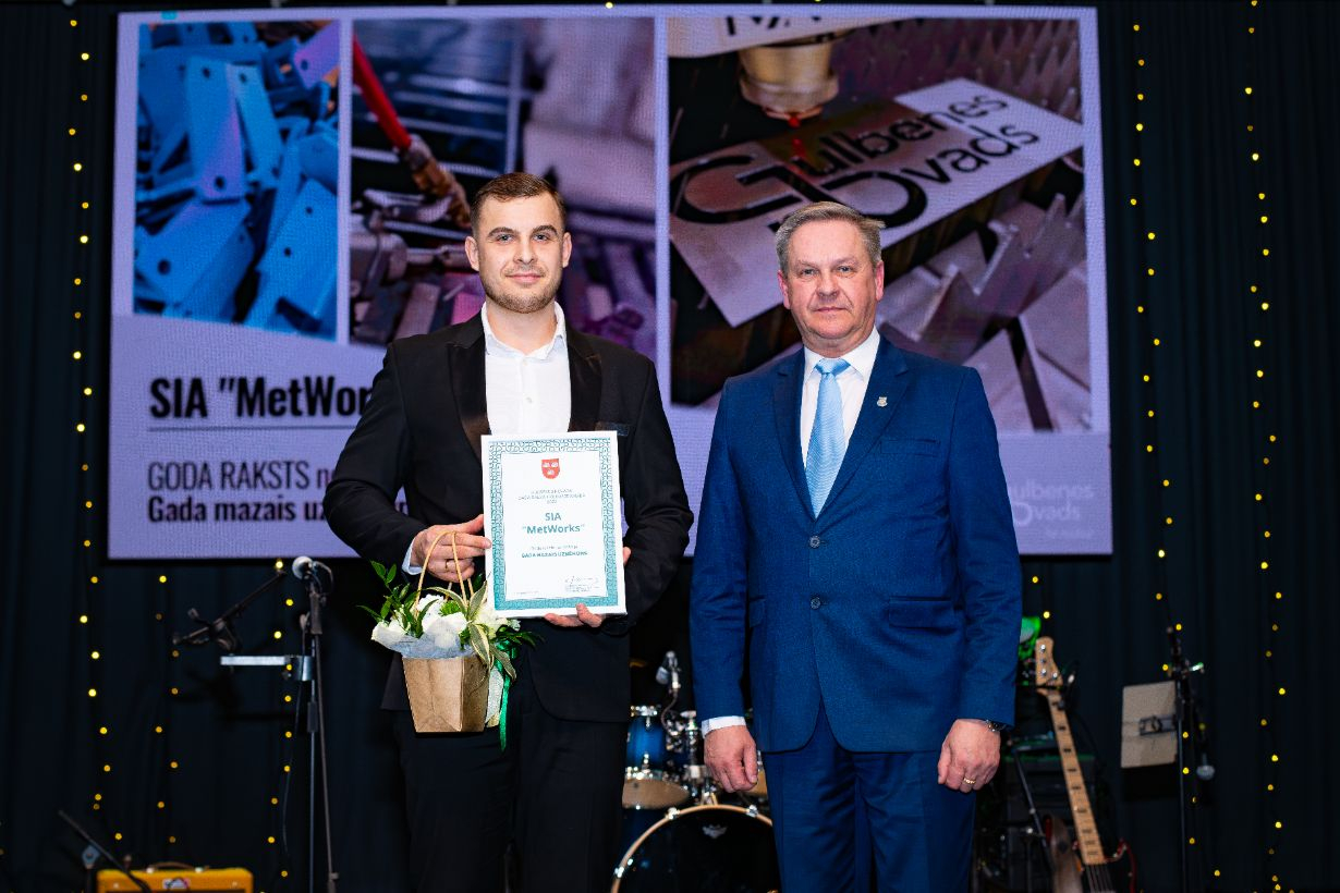 Attēls: gada balva uzņēmējdarbībā 2025