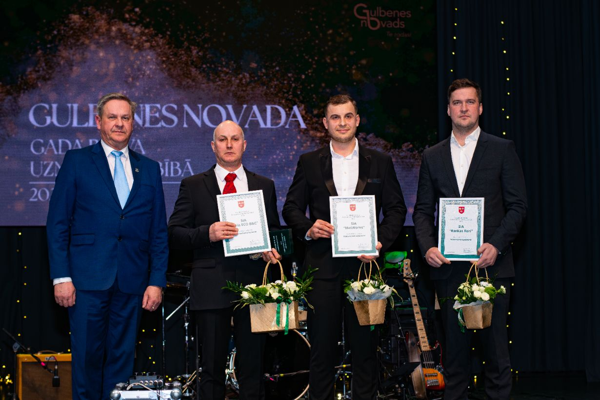 Attēls: gada balva uzņēmējdarbībā 2025