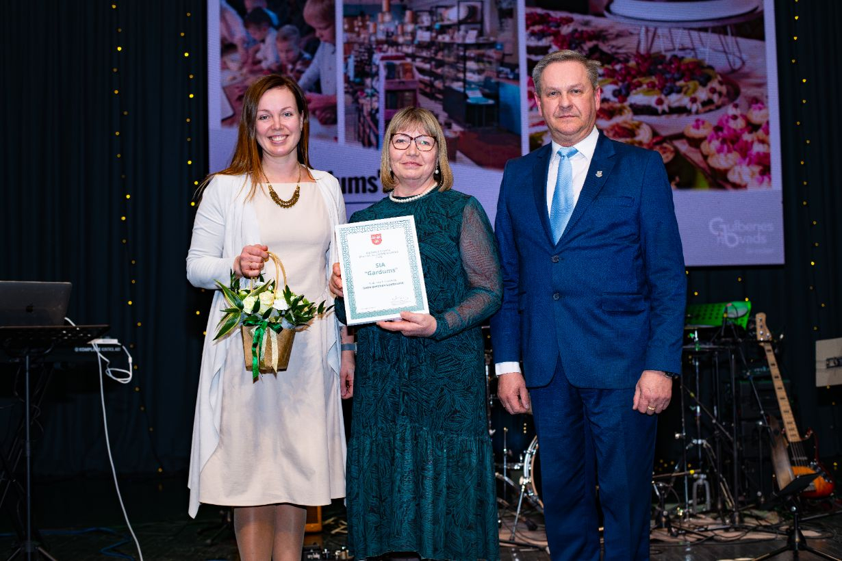 Attēls: gada balva uzņēmējdarbībā 2025