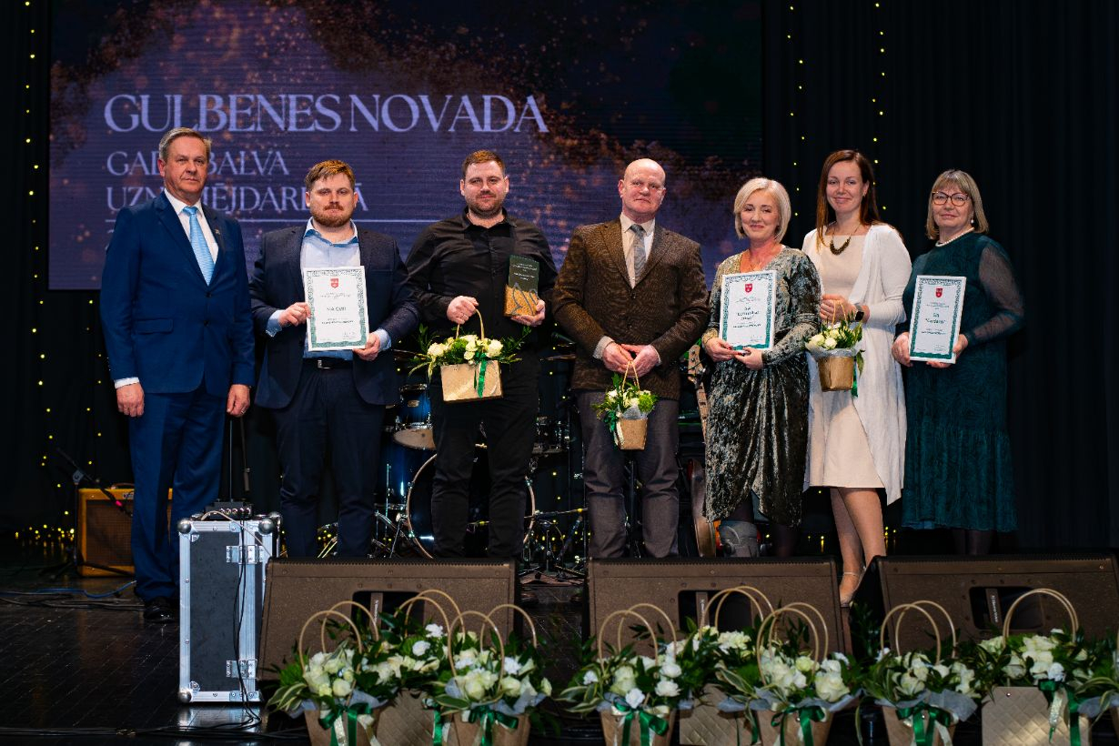 Attēls: gada balva uzņēmējdarbībā 2025