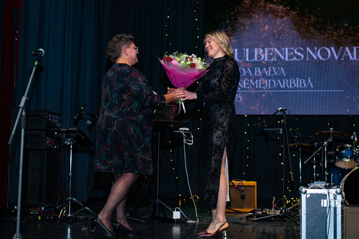 Attēls: gada balva uzņēmējdarbībā 2025