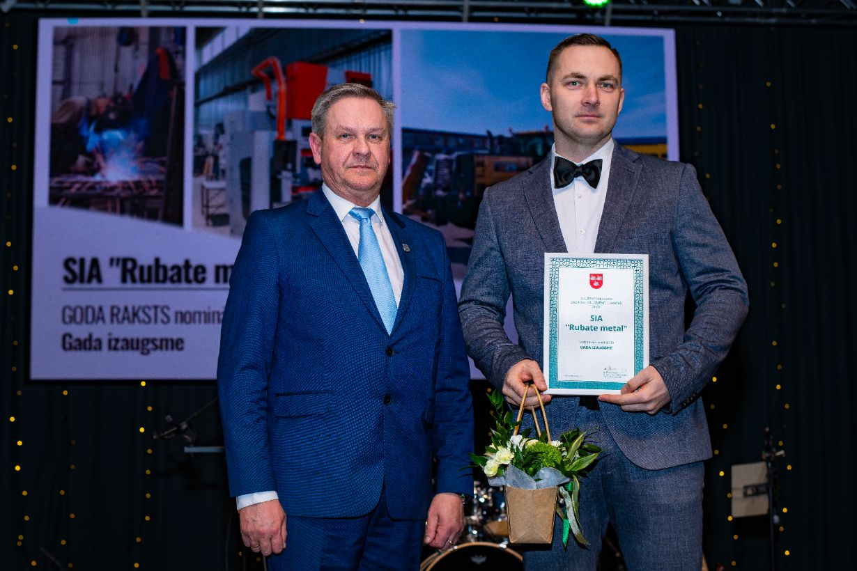 Attēls: gada balva uzņēmējdarbībā 2025