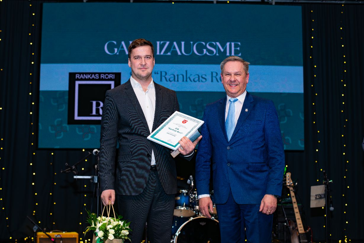 Attēls: gada balva uzņēmējdarbībā 2025