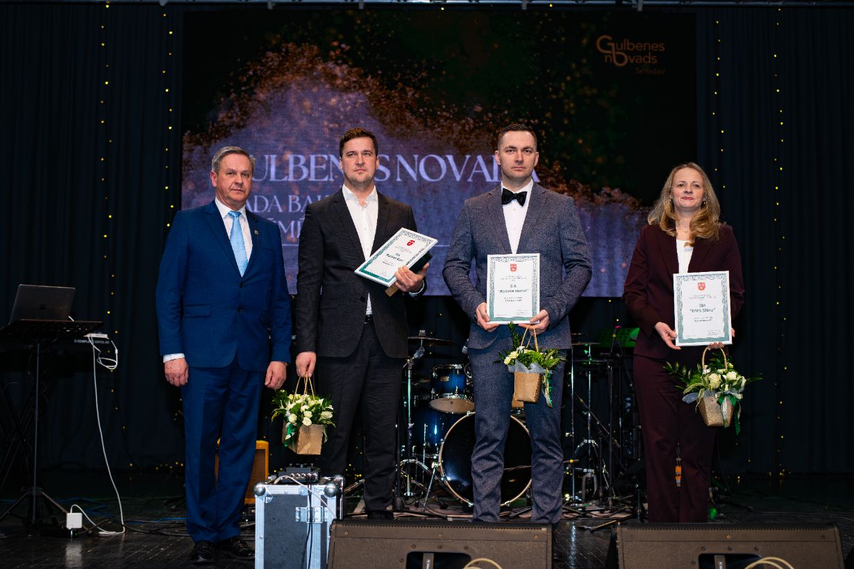 Attēls: gada balva uzņēmējdarbībā 2025