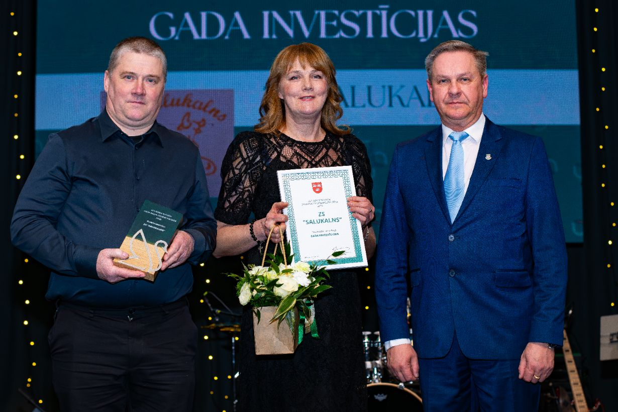 Attēls: gada balva uzņēmējdarbībā 2025