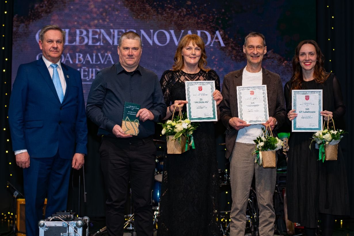 Attēls: gada balva uzņēmējdarbībā 2025