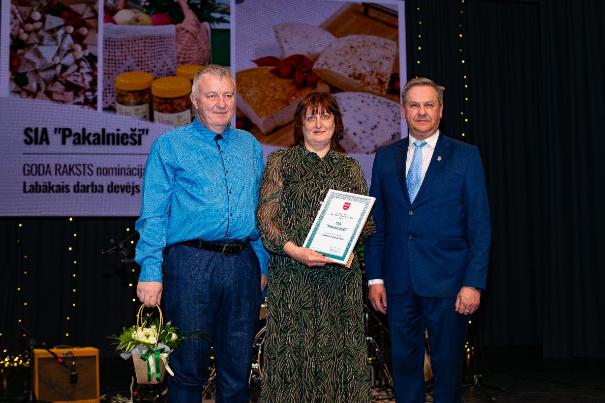 Attēls: gada balva uzņēmējdarbībā 2025