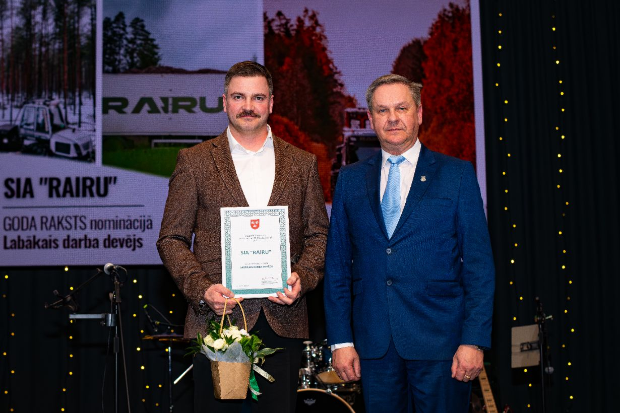 Attēls: gada balva uzņēmējdarbībā 2025