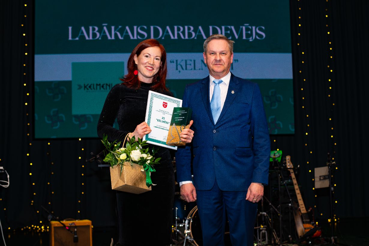 Attēls: gada balva uzņēmējdarbībā 2025