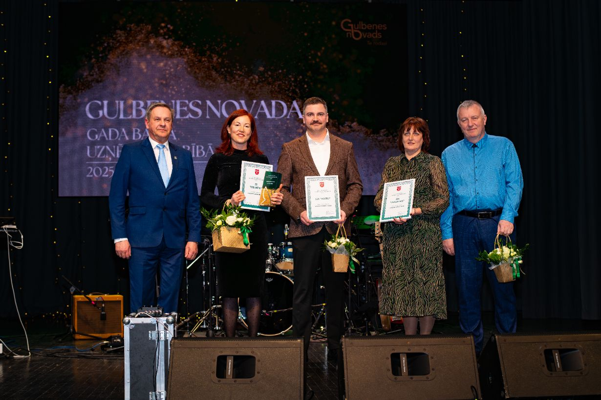 Attēls: gada balva uzņēmējdarbībā 2025