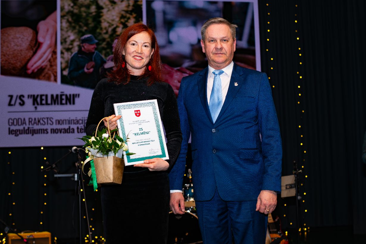 Attēls: gada balva uzņēmējdarbībā 2025