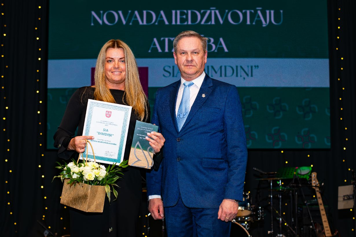 Attēls: gada balva uzņēmējdarbībā 2025