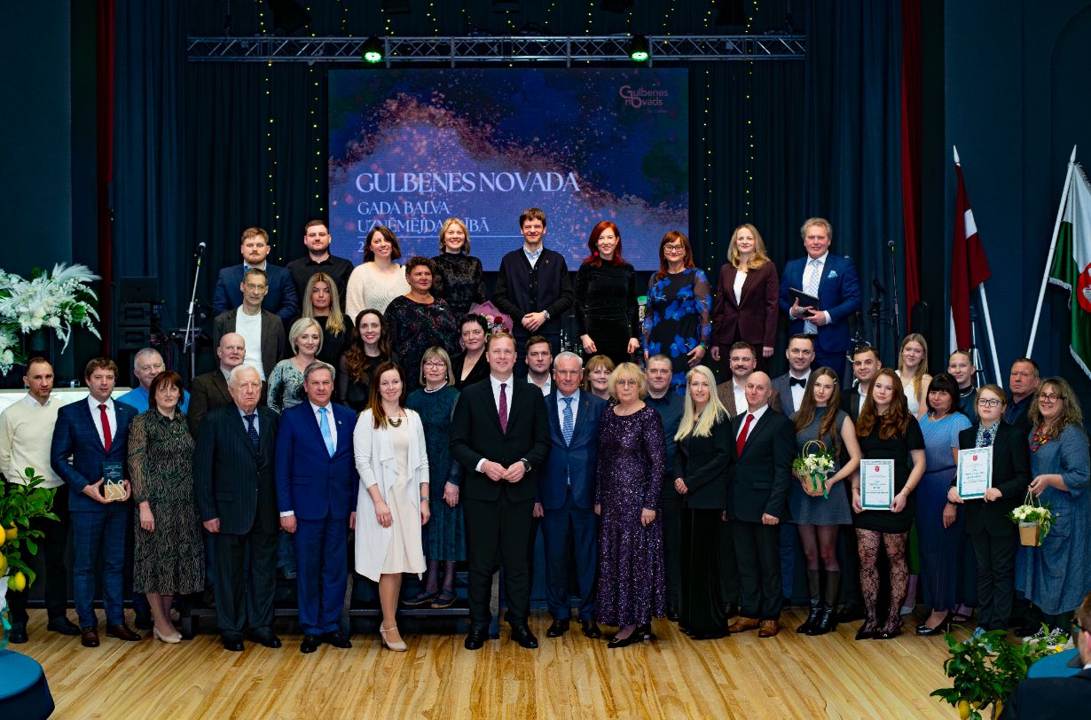 Attēls: gada balva uzņēmējdarbībā 2025