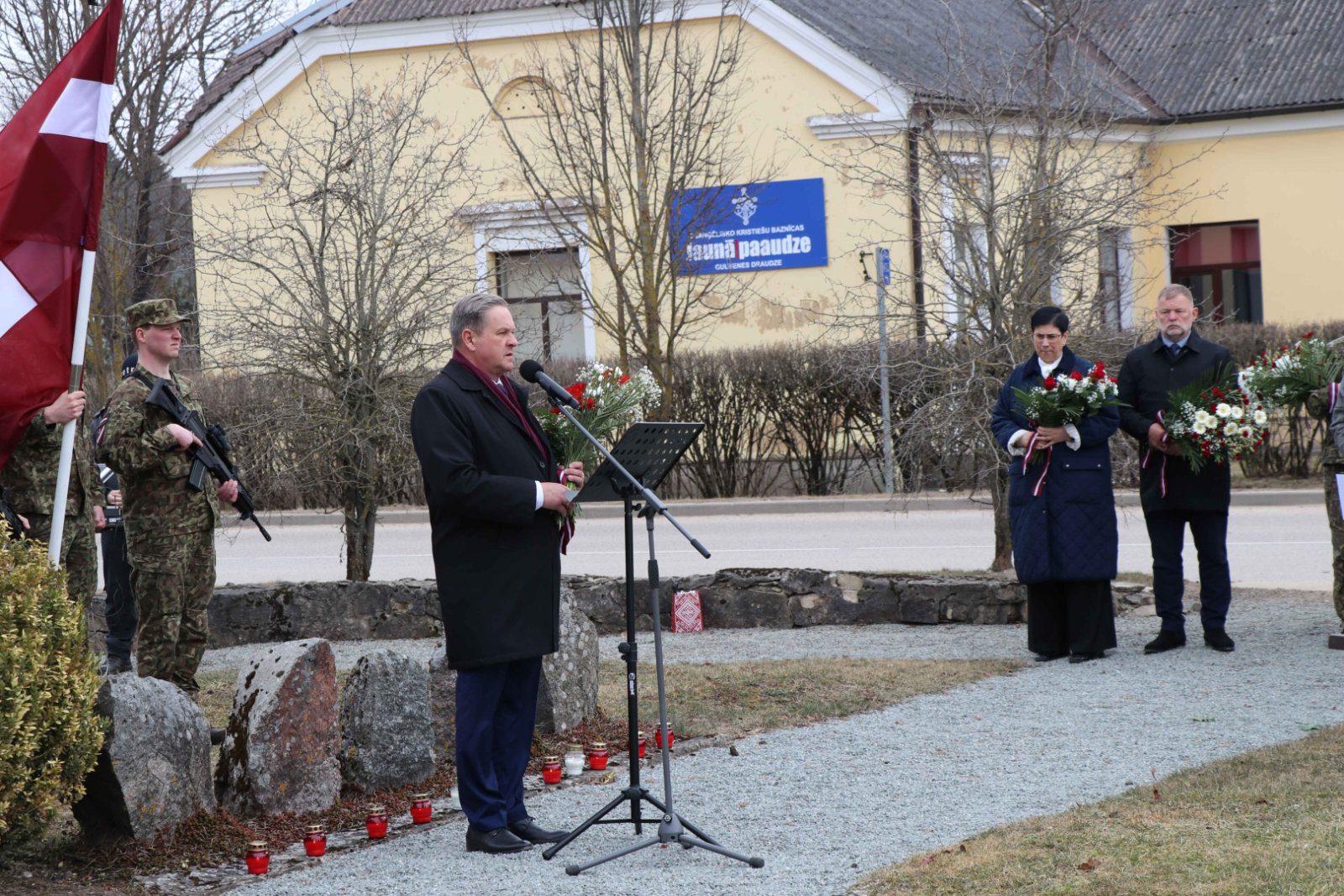 genocīda upuru piemiņas pasākums