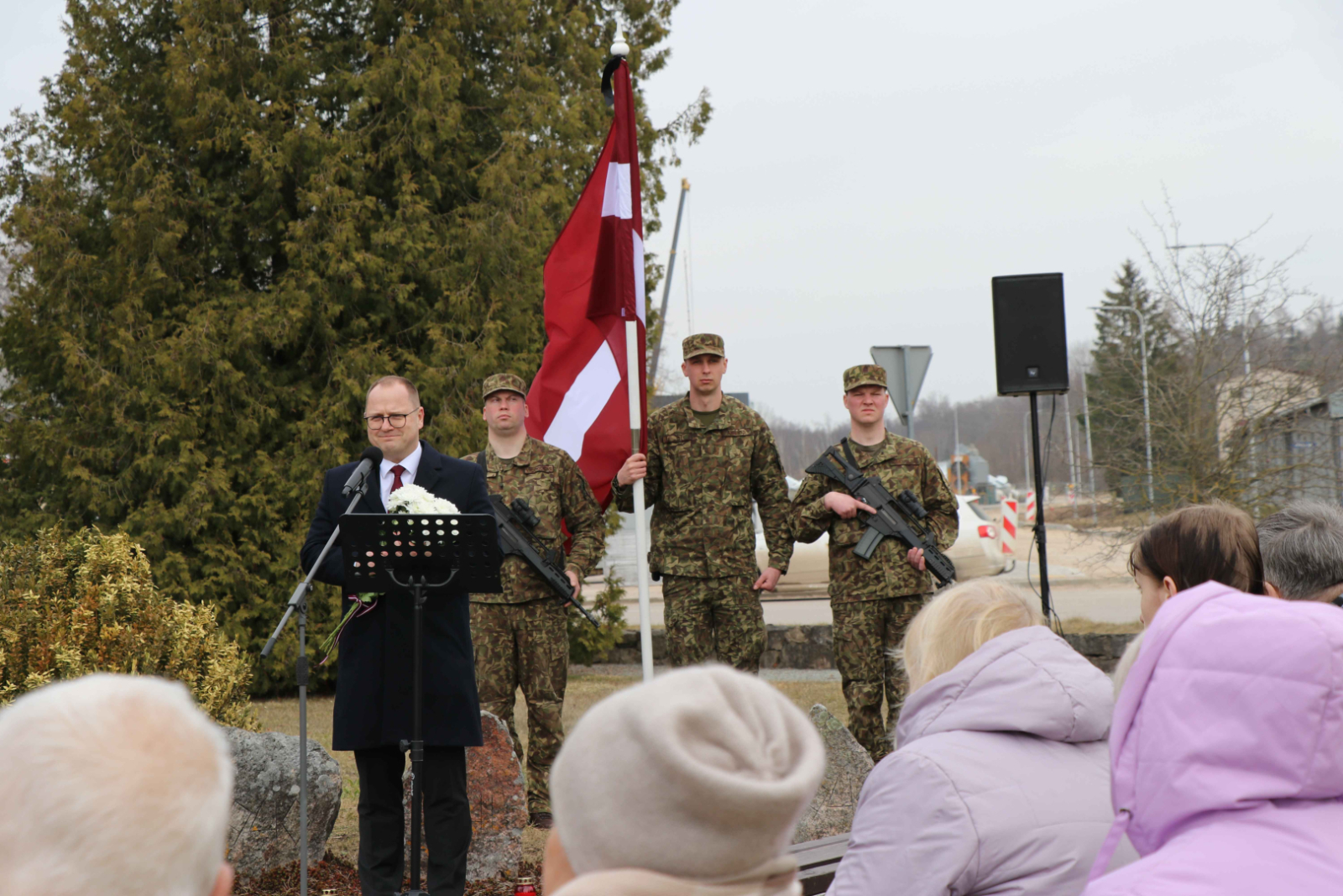 genocīda upuru piemiņas pasākums