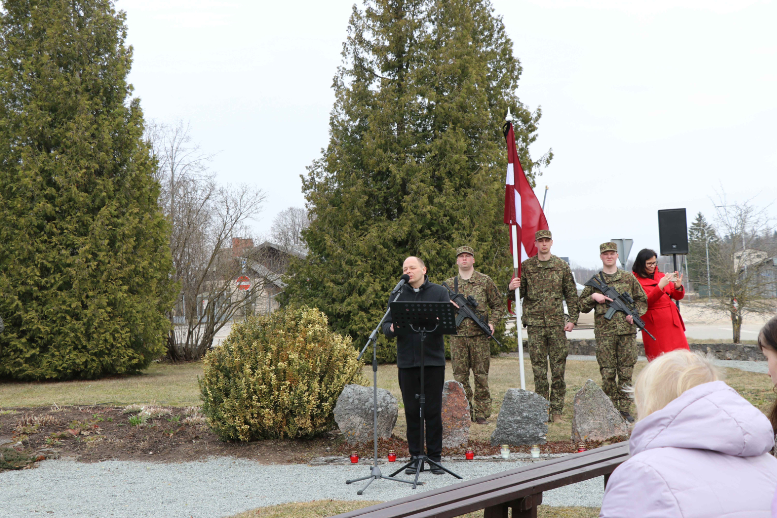 genocīda upuru piemiņas pasākums