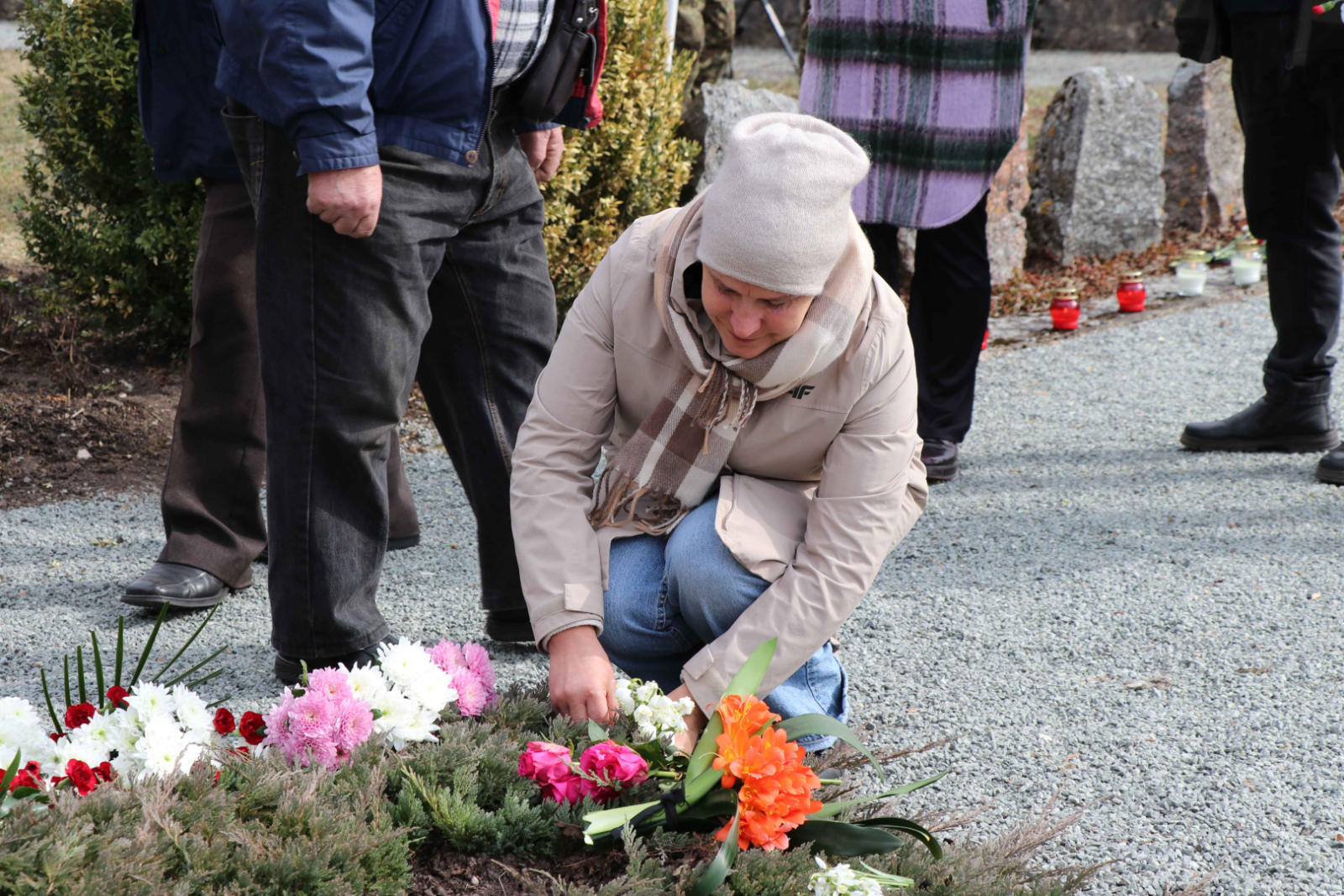 genocīda upuru piemiņas pasākums