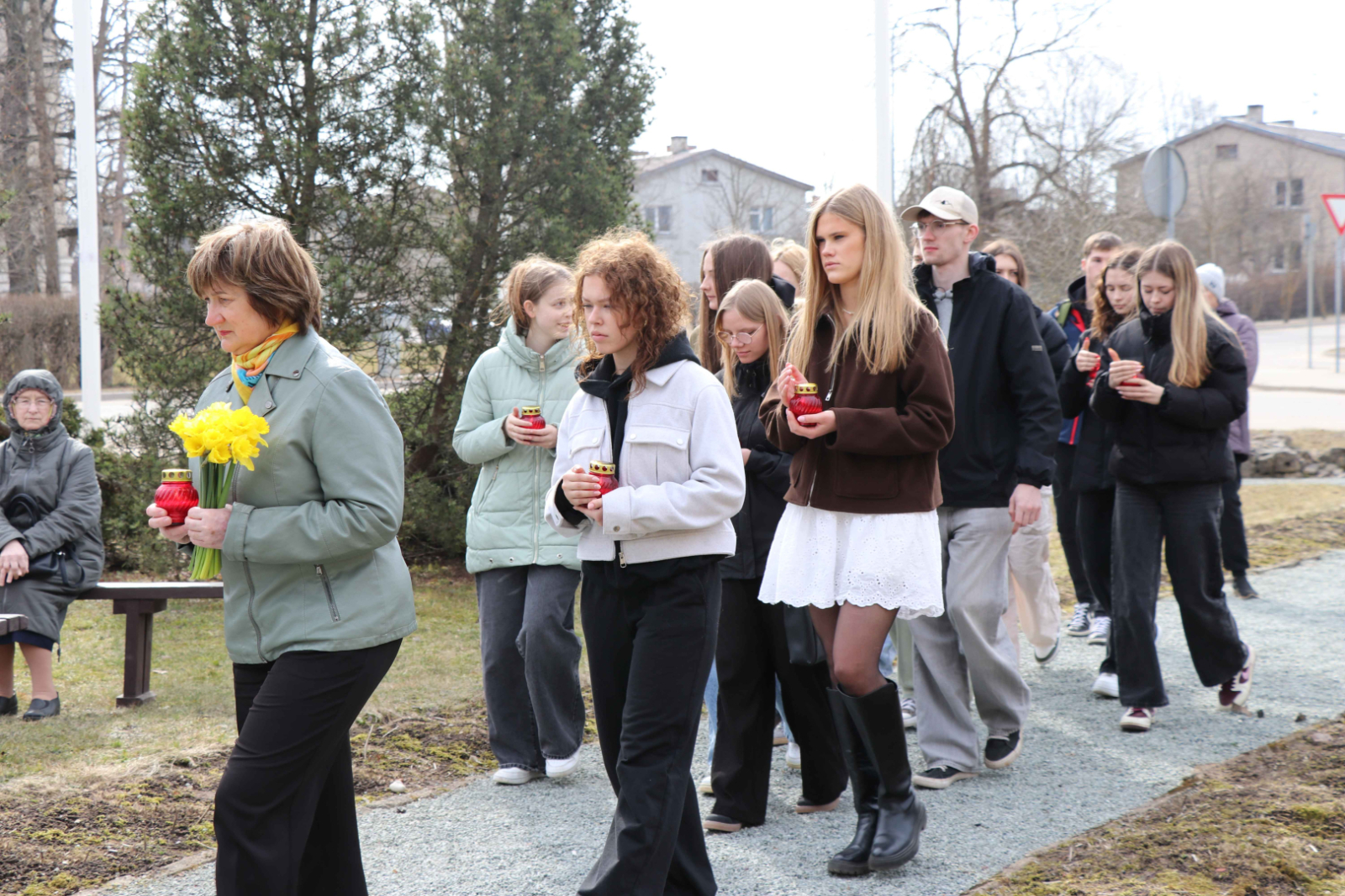 genocīda upuru piemiņas pasākums