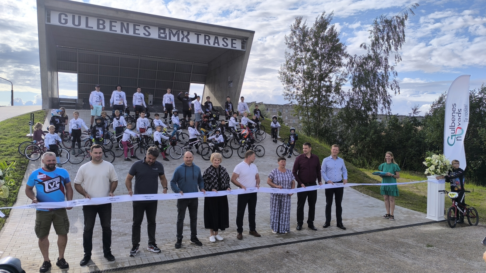 Attēls: BMX trases Gulbenē atklāšana