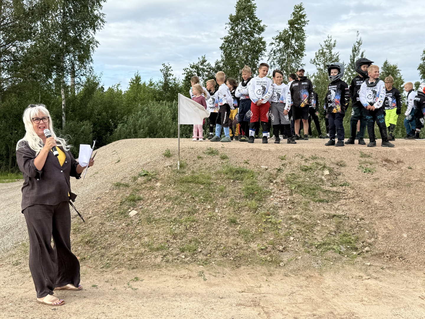 Attēls: BMX trases Gulbenē atklāšana