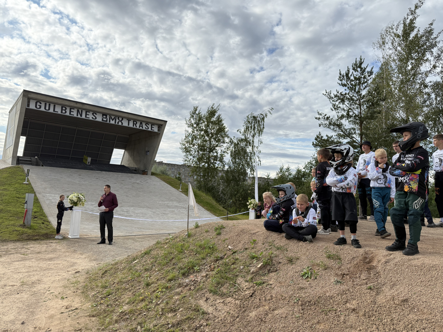 Attēls: BMX trases Gulbenē atklāšana