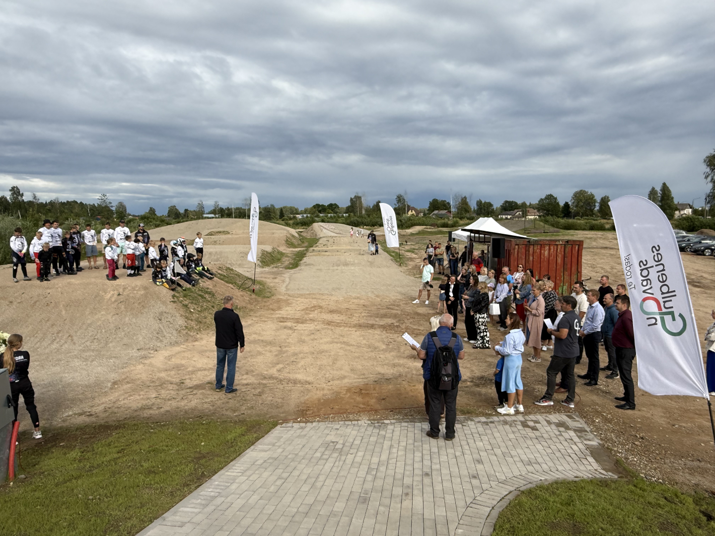 Attēls: BMX trases Gulbenē atklāšana