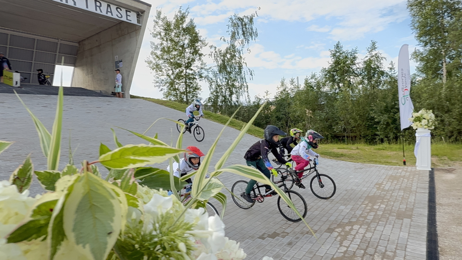 Attēls: BMX trases Gulbenē atklāšana