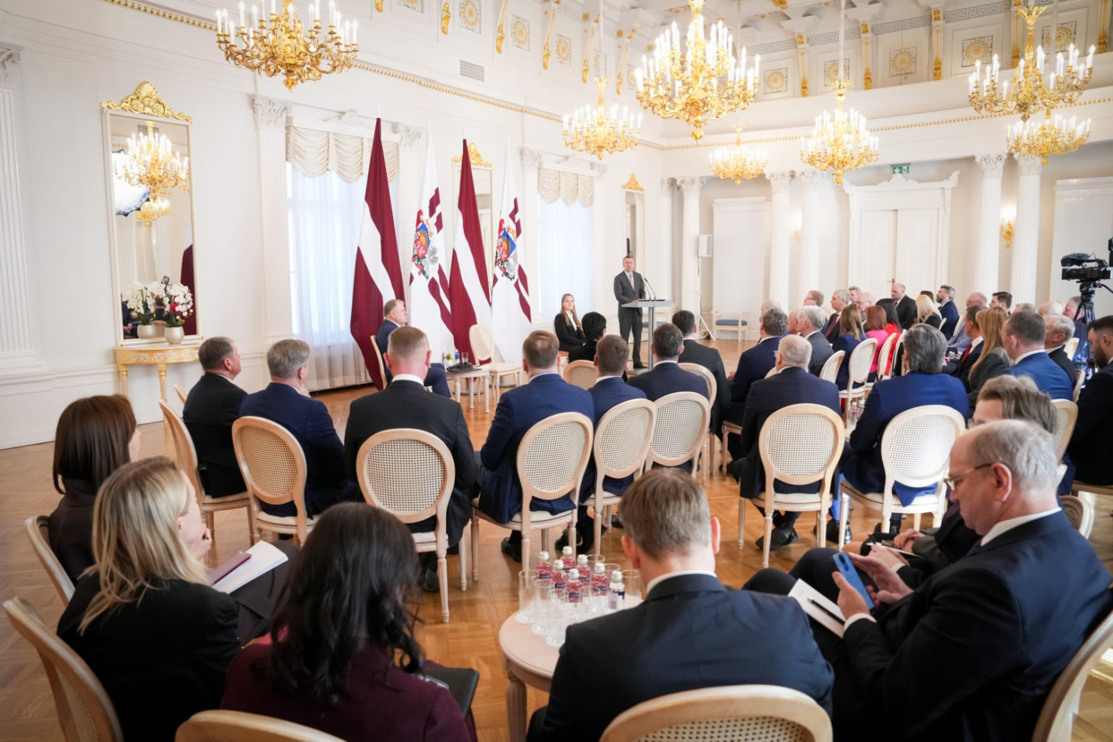 Attēls: Latvijas Pašvaldību savienība ar Valsts prezidentu pārrunā aktualitātes pašvaldībās