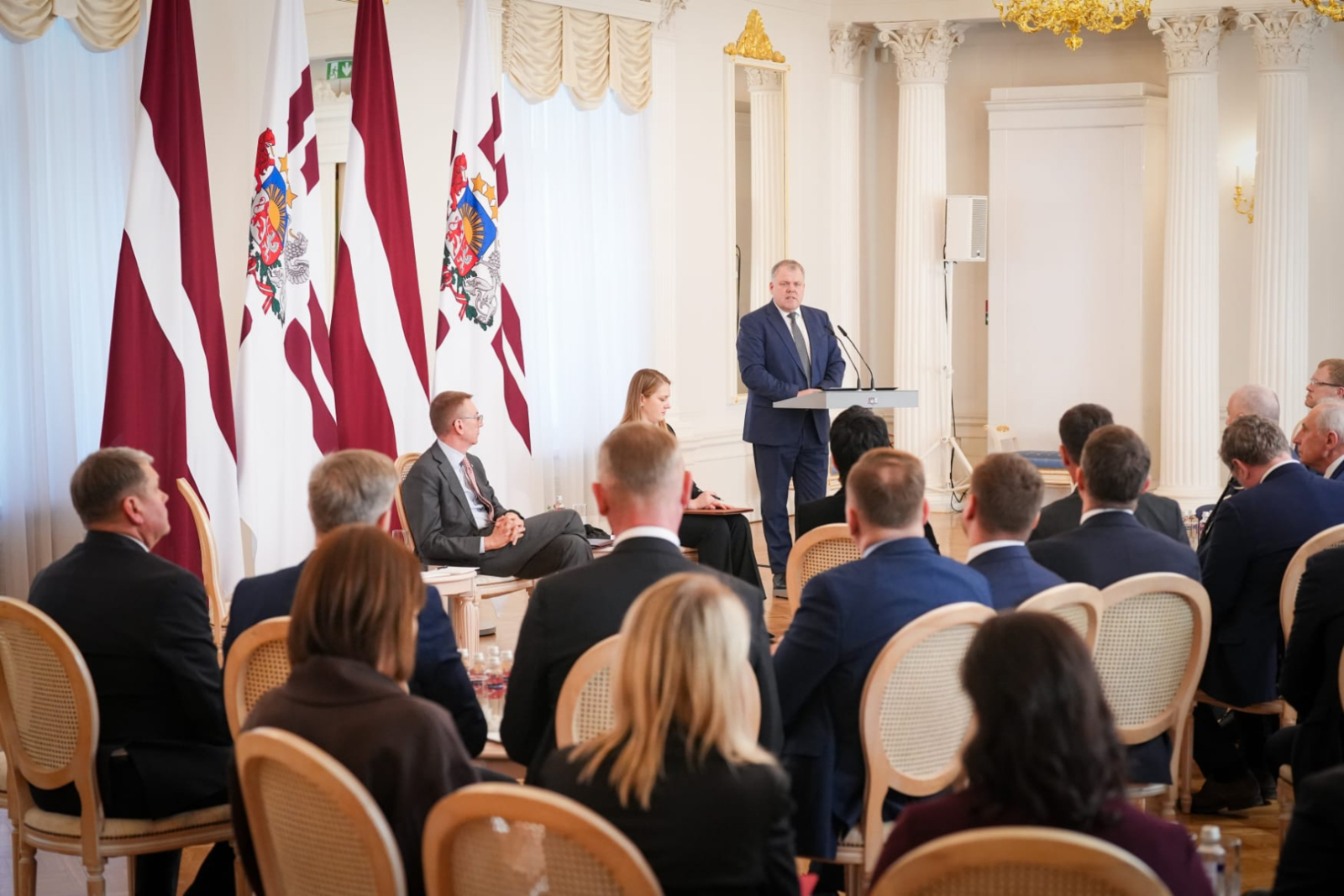 Attēls: Latvijas Pašvaldību savienība ar Valsts prezidentu pārrunā aktualitātes pašvaldībās